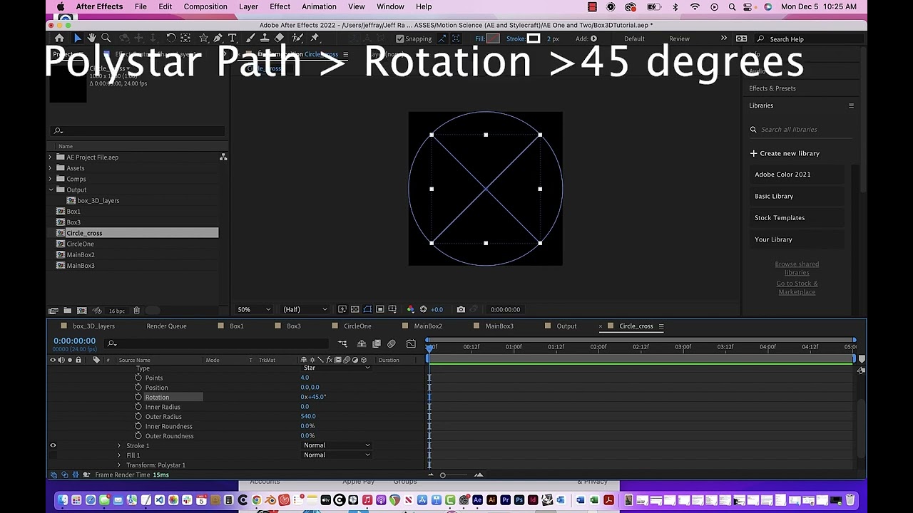 After Effects Box3D Tutorial Part Two