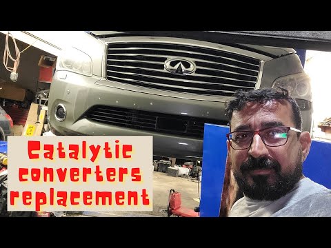 2011 INFINITI QX56 CATALYTIC CONVERTERS REPLACEMENT.