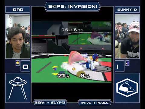 The Invasion Melee Singles - Dad (Peach) vs Sunny D (Falco) - Wave A Pools