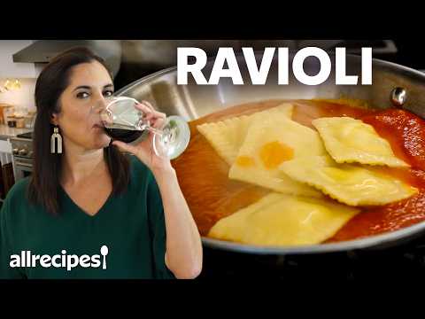 Easy Homemade Cheese Ravioli With NO Special Tools | Allrecipes
