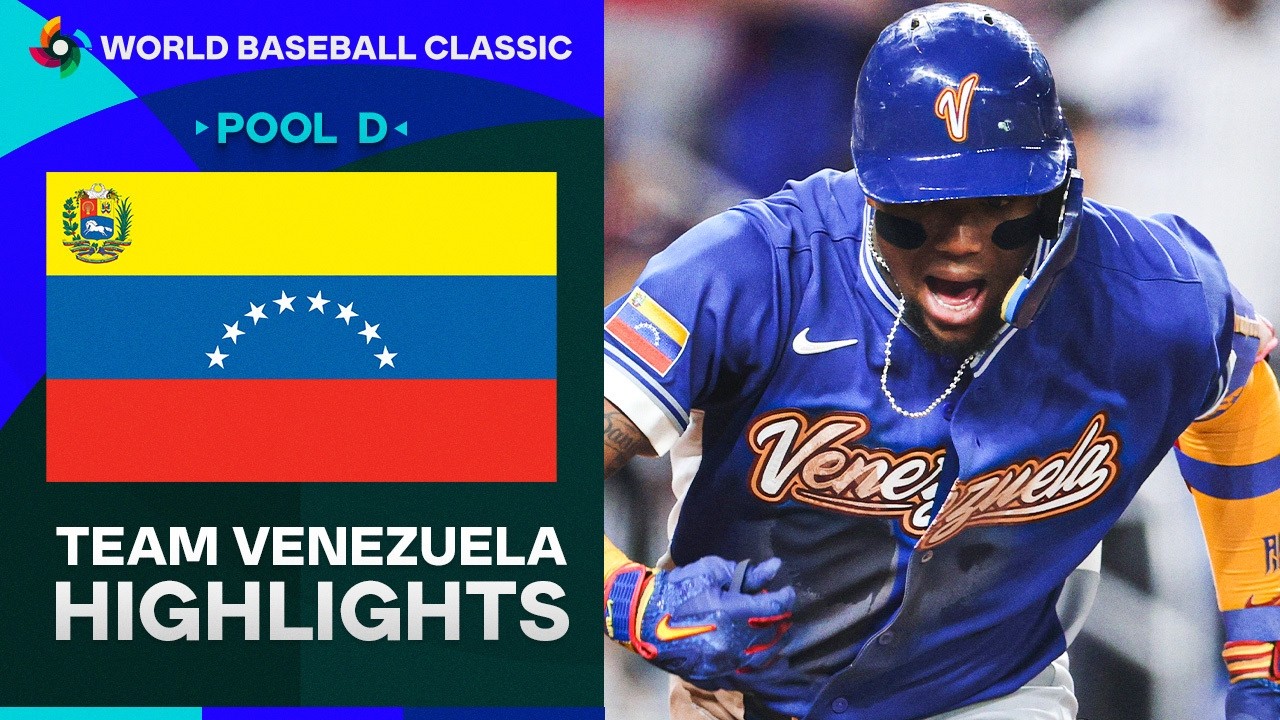 Team Venezuela's TOP MOMENTS from World Baseball Classic Pool Play! 🇻🇪 (Ft. Acuña Jr., Arraez, more)