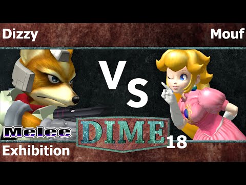 DIME 18 Melee - Dizzy (Fox) vs Mouf (Peach) - Exhibition