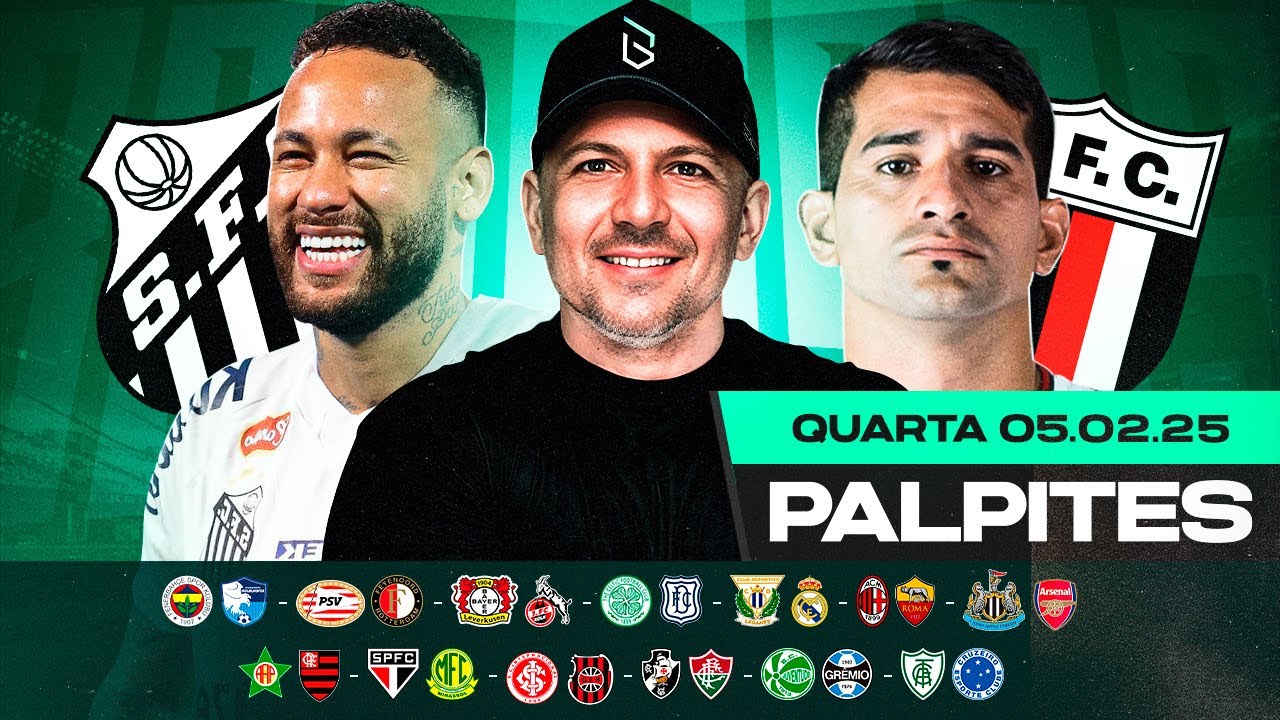 PALPITES DE FUTEBOL PARA HOJE 05 02 2025 (QUARTA-FEIRA) + BILHETE PRONTO | Boleiros Tips