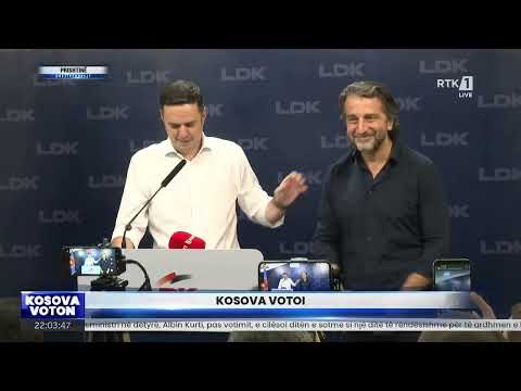 Konferenca e LDK-së pas përfundimit të votimit për zgjedhjet lokale 2025