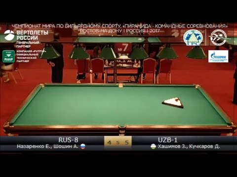 CM2017 RUS-8 (Назаренко Е., Шошин А.) - UZB-1 (Хашимов З., Кучкаров Д.) -2