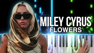 Flowers - Miley Cyrus | Piano Tutorial