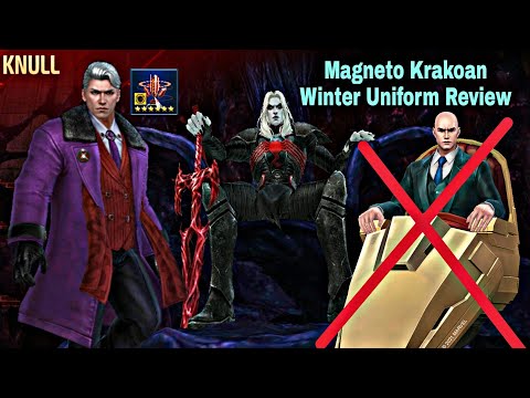 Magneto Krakoan Winter Uniform Review & WBL Knull Test With Obelisk - Marvel Future Fight