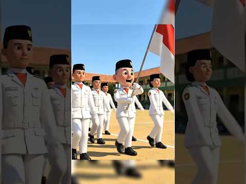 ikut ekskul paskibra dan pramuka #animasi #kartun #shorts