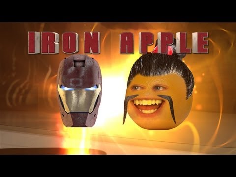 迷惑なオレンジ - アイアンアップル(アイアンマン3スプーフ (Annoying Orange - Iron Apple (Iron Man 3 Spoof))