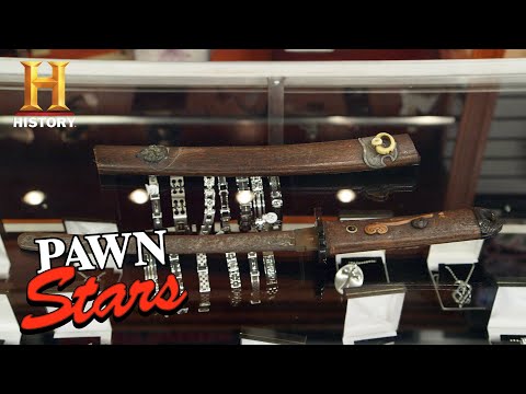 Pawn Stars: RISKY DEAL for RARE SAMURAI KNIFE (Season 17) | History