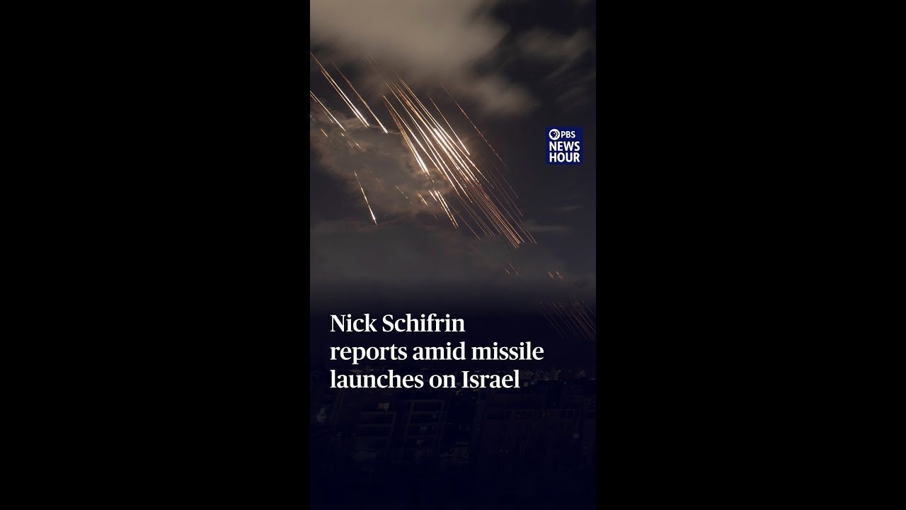 WATCH: Nick Schifrin reports amid missile launches on Israel