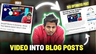 How AI is Turning Videos into SEO Blogs | Video To Blog Review