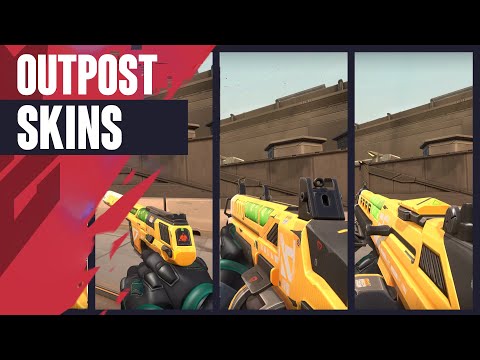 Outpost Skins Showcase [4K] - Valorant Battlepass Skins