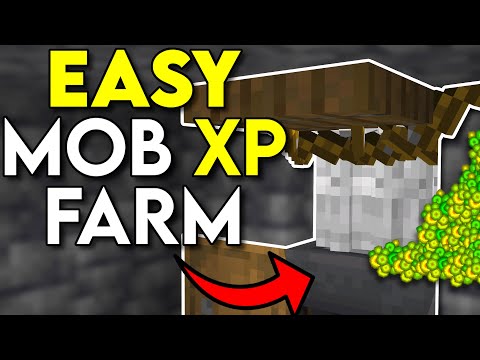 The EASIEST Mob XP Farm Minecraft 1.20!