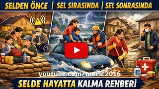 Sel anında/sırasında/sonrasında ne yapacağını bilmiyorsan izle #tb3dmt