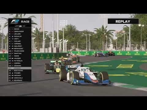 Just an Inchident - F2 hard racing gone wrong