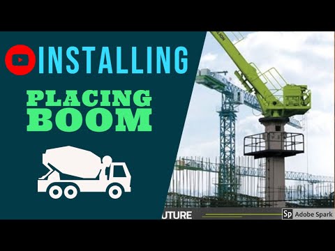 Industrial Machines: Installation of HG-29 A Placing Boom