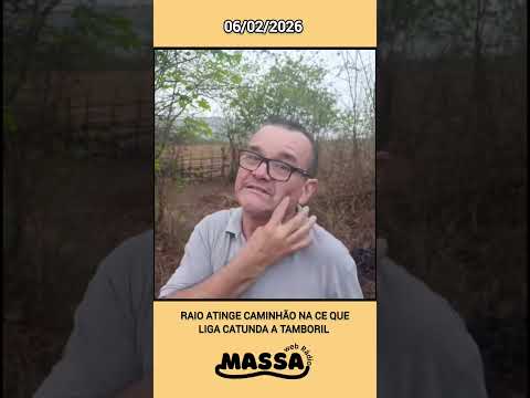 #noticias #raioatingiu #caminhao RAIO ATINGE CAMINHÃO NA CE QUELIGA CATUNDA A TAMBORIL