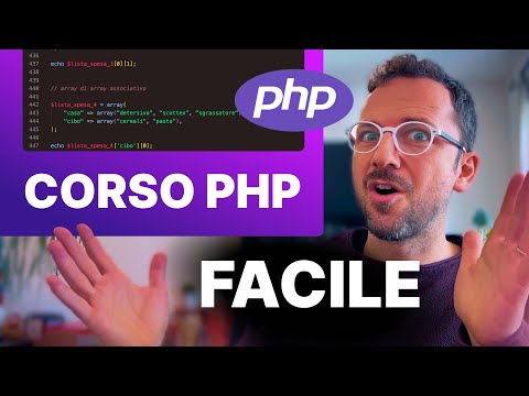 Easy Php 1 / How to get started with Php and install Xampp (Tutorial Ita)