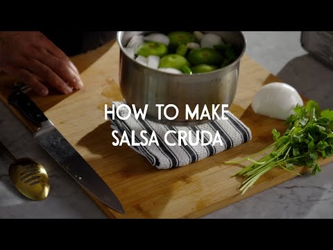 How To Make Salsa Cruda