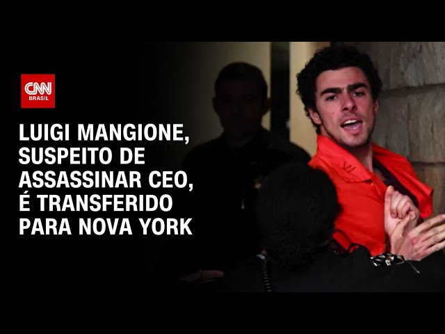 Luigi Mangione, suspeito de assassinar CEO, é transferido para Nova York | CNN ARENA