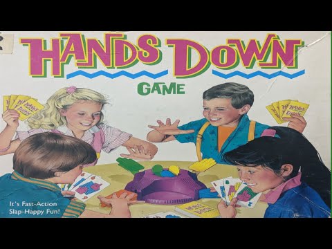 Board Game Archaeology #42 Hands Down (1987) by Milton Bradley