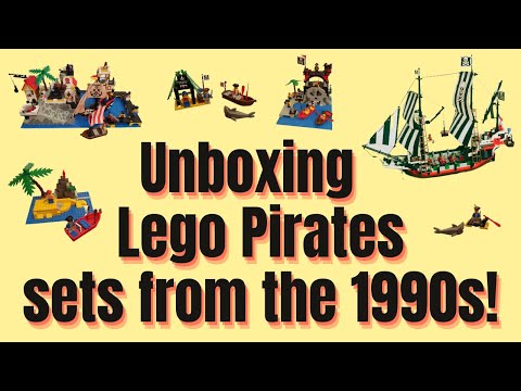 Unboxing 90s Lego Pirates sets! 🏴‍☠
