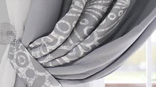 Комплект штор «Аменликс (светло-серый)» — видео о товаре