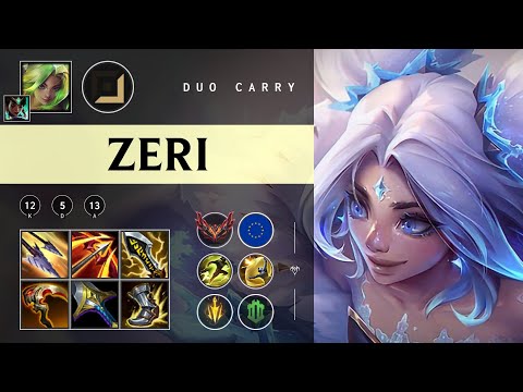 Zeri ADC vs Samira - EUW Grandmaster Patch 25.24