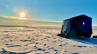 Ice Fishing for Green Bay Whitefish! Time for some SMOKED Whitefish!
