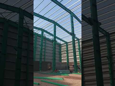 Pre-Engineered Building (PEB) Structural Framework Demonstration