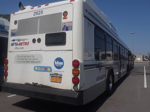 NFTA Metro Ride Route 32A Outbound Bus 2629 - 2006 Gillig Advantage Hybrid