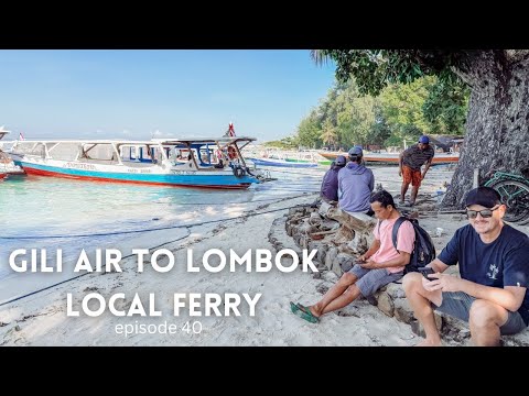 Gili Air to Lombok local Bangsal Ferry