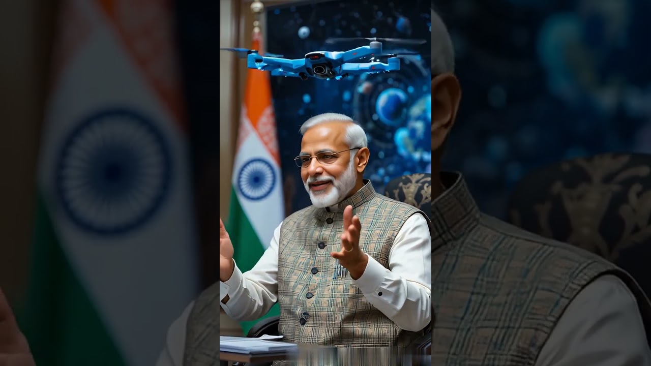 🇮🇳 India’s President Showcases the Future: Drones, AI & Satellites 🚀✨#Technology #India #AI