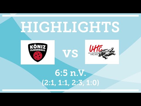 Highlights 8. TV-Spiel: Floorball Köniz vs. UHC Alligator Malans