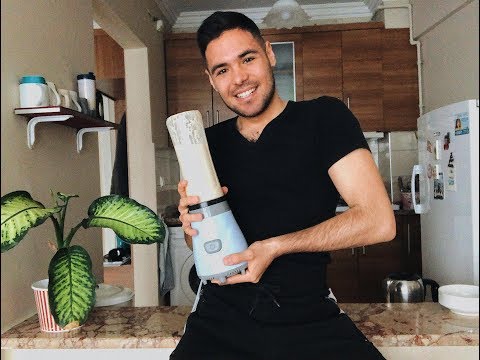 Muzlu Yulaflı Smoothie Tarifi - Banana Oat Smoothie Recipe - Kemal Yaran