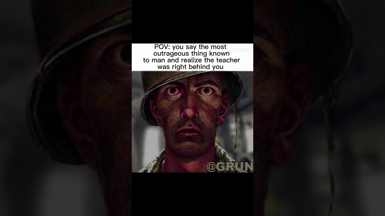 You know you’re cooked.