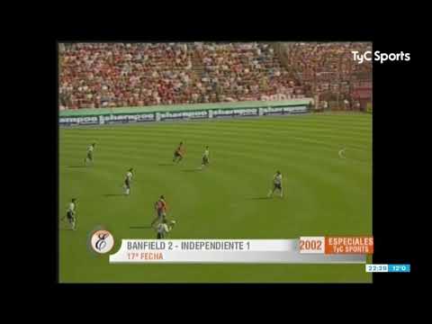 Banfield 2 - Independiente 1 (Torneo Apertura 2002 - Fecha 17)
