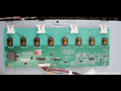 LCD TV Repair Tutorial - Backlight Inverter Common Symptoms & Solutions - How to Fix LCD TVs