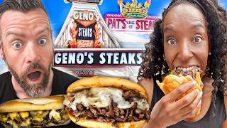 Brits Try The Best Philly Cheesesteak In Philadelphia!
