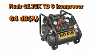 Nuair SILTEK TB 6 tichý bezolejový kompresor