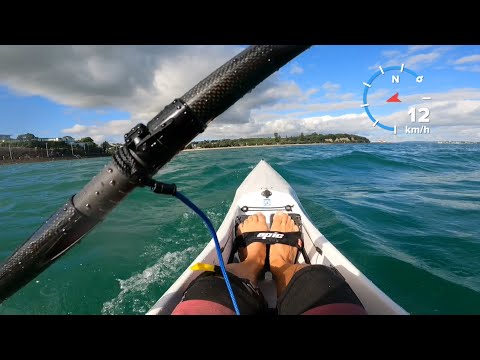 Choppy, confused sea! Epic surfski V10L