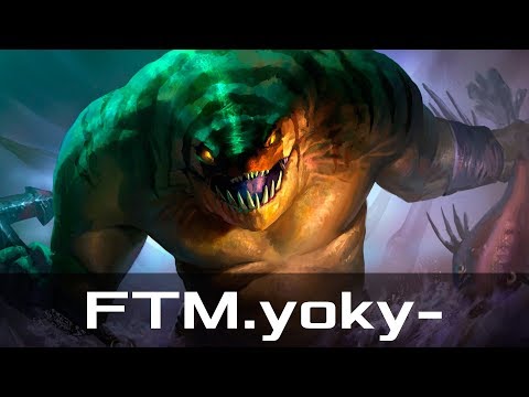 FTM.yoky- — Tidehunter, Offlane (Apr 11, 2019) | Dota 2 patch 7.21 gameplay