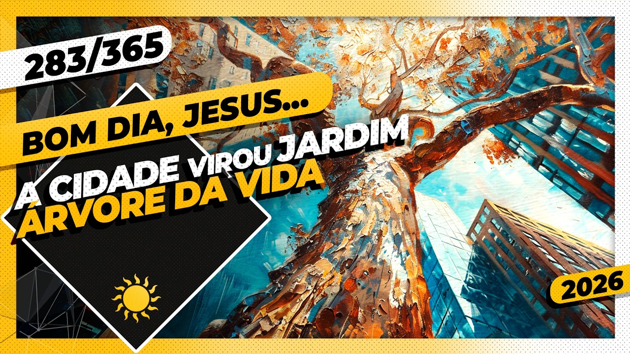 A CIDADE VIROU JARDIM: ÁRVORE DA VIDA - Bom dia, Jesus! 283/365 (2026)
