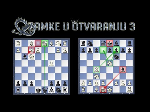 ZAMKE U OTVARANJU 3 (Skandinavska odbrana i Fajarowicz gambit)