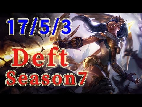 KT Rolster Deft Vayne ADC vs Draven Patch 7.20