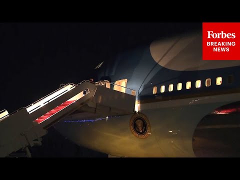 LIVE LOOK: Air Force One Returns To JBA Due To Mechanical Issues