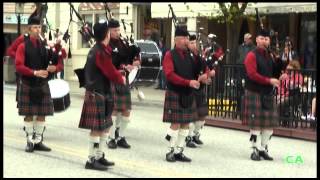 preview picture of video 'The Kelowna Pipe Band at the Grand Forks Spring Fling 2012'