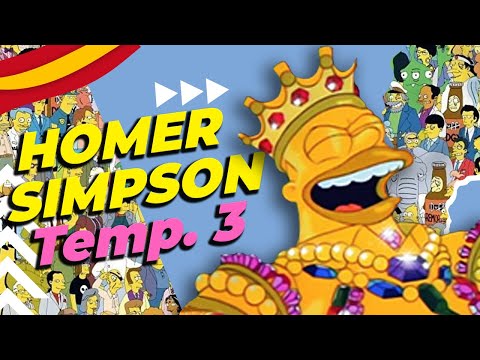MEJORES MOMENTOS | Homer Simpson (Castellano, 3ª Temp.)