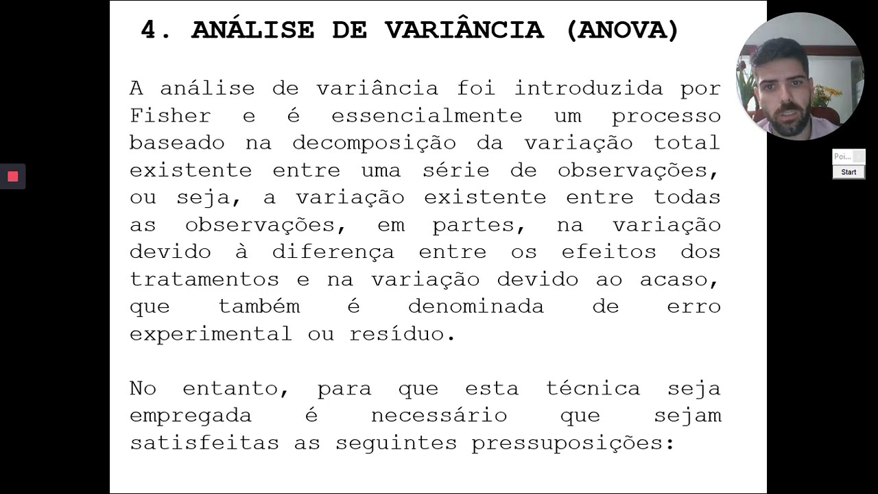 Unidade IV  -  Pressuposições da ANOVA